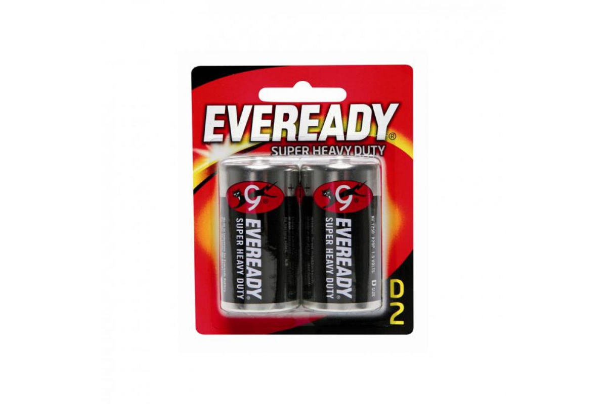 Батарейки EVEREADY SUPER HD D, 2шт