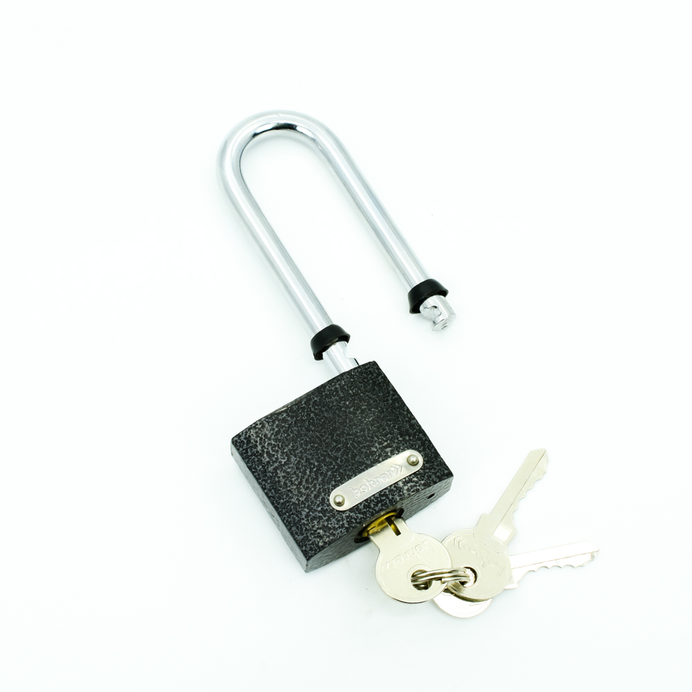 Замок навесной Bohrer ПД-63Д (удлиненная дужка сталь 10 мм, 3 ключа ...