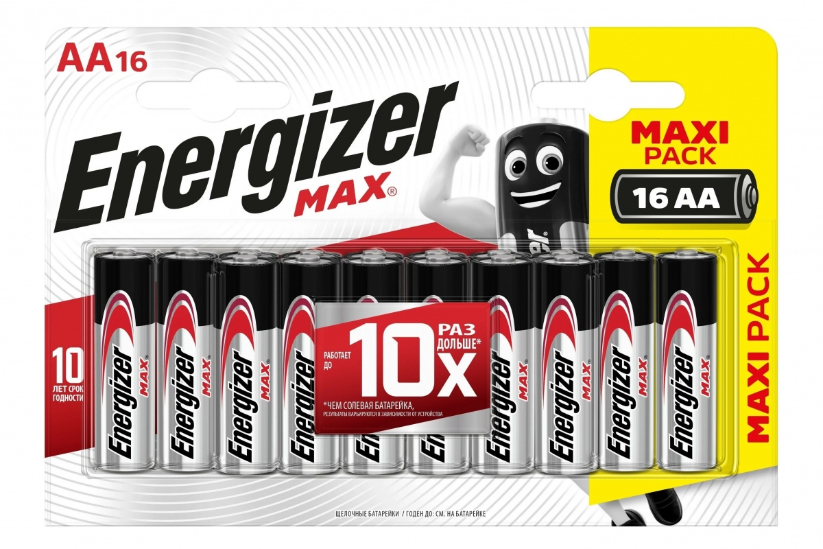 Батарейки мизинчиковые ENERGIZER МАХ E92 AAA 12шт