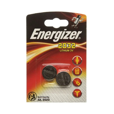 Батарейка плоская ENERGIZER Lithium CR2032 /2шт