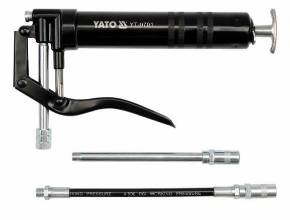 Шприц для смазки YATO консистентной, 120см/куб, Al