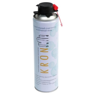 Очиститель монтажной пены KRONbuild 350г/350мл