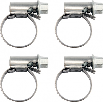 Набор хомутов для сад. шланга FLO 1/2'' 4пр