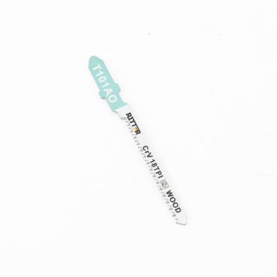 Пилки для лобзиков Ritter Eco по дереву Т101AO CrV 75/50мм, шаг 1,4 мм 18 TPi (Чистый криволинейный рез) (2 шт. в уп.) (200/25/1)