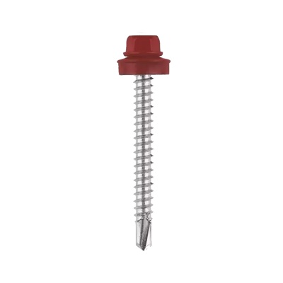 Саморез кровельный 4,8х51 RAL3011(RR28) коричнево-красный Упаковка 150 шт.