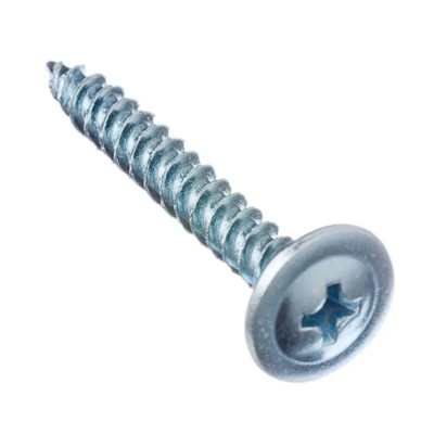 ПРОМ Саморез 4,2х16 по металлу полусфера с пресс-шайбой, оцинк., острый (Коробка ~15 кг) (цена за кг)