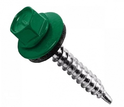 Саморез кровельный 4,8х51 RAL6029 зелёная мята Упаковка 150 шт.