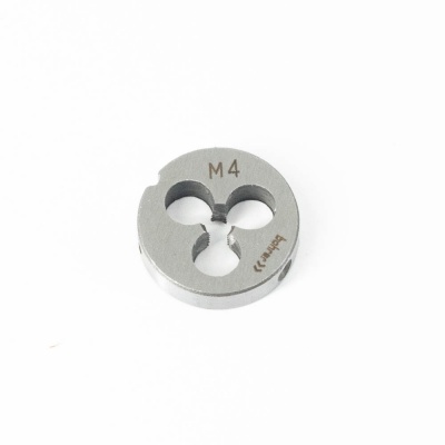 Плашка Bohrer круглая  М4,0 х 0,7 мм метрическая (сталь 9ХС)