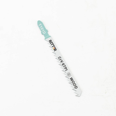 Пилки для лобзиков Ritter Eco по дереву Т101D CrV 100/75мм, шаг 4 мм 6TPi (Прямой чистый рез) (2 шт. в уп.) (200/25/1)