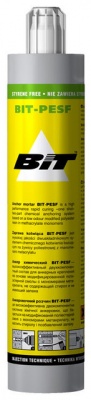 Хим.анкер BIT-PESF 300мл (газобетон, пенобетон, бетон) + 2 смесителя