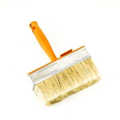 Кисть ракля Bohrer Стандарт  50 x150 мм (натур. щетина 51 мм) оранж. пластиковая рукоятка (Упаковка 6 штук)