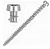 Шурупы для террасной доски 5х80 (100ф) нержав. INOX A4