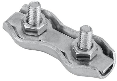 Зажим-соединитель троса "DUPLEX" плоский D3 мм (20), поштучно