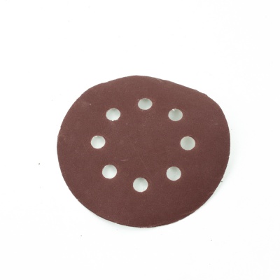 Круг Bohrer абразивный 125 мм Р320 под липучку (оксид алюминия) (с отверстиями) (Упаковка 5 шт)