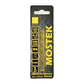 Сверло по металлу MosTek  4,2 мм HSS-TiN (титан - нитридное покрытие) DIN 338 RN (1 шт в блистере) (1000/250/10)