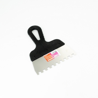 Шпатель зубчатый Bohrer 150 мм  8х8 мм (нержавеющая сталь, пластмассовая ручка)