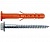 Дюбель-гвоздь фасадный с бортиком, ш/гр.головка MBRK-STB 10х100 HEX PROF Упаковка 6 штук