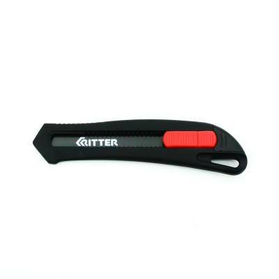 Нож Ritter Eco с выдвижными лезвиями 18 мм (сталь SK2 Black) ABS пластик Soft-touch (300/30/5)