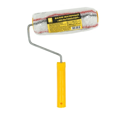 Валик малярный MosTek "Мультиколор" 200 мм d=48 мм (ворс 14мм) (в сборе, бюгель 6мм) (60/1)