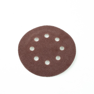 Круг Bohrer абразивный 125 мм  Р60 под липучку (оксид алюминия) (с отверстиями) (Упаковка 5 шт)