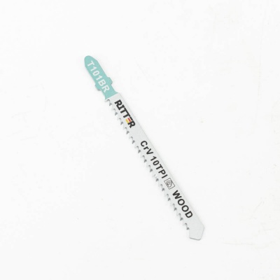 Пилки для лобзиков Ritter Eco по дереву Т101BR CrV 100/75мм, шаг 2,5 мм 10TPi (Прямой чистый, обратный) (2 шт. в уп.) (200/25/1)